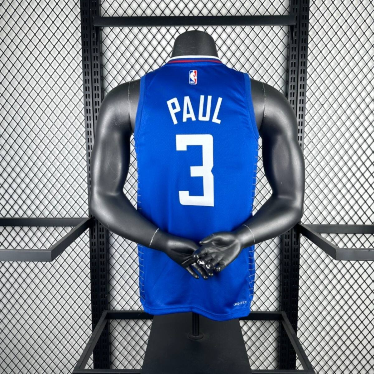 NBA Los Angeles Clippers 2023 V-Neck Blue Jersey PAUL#3 S-XXL