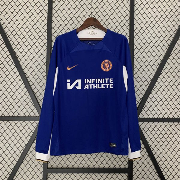 23/24 Chelsea Home Long Sleeve jersey Fan Version