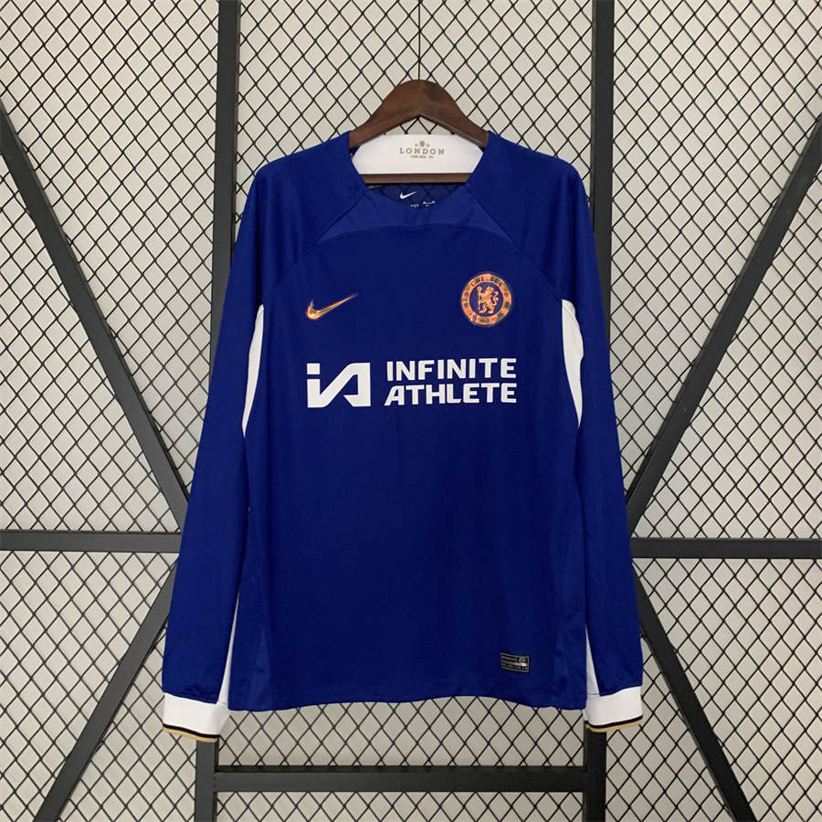 23/24 Chelsea Home Long Sleeve jersey Fan Version