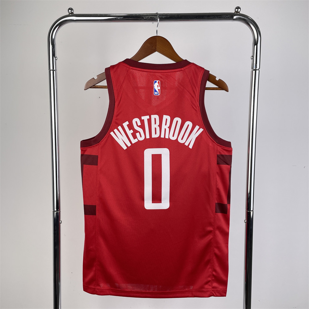 NBA Houston Rockets WESTBROOK#0 2018/19 Earned Edition Swingman Jersey S-XXL