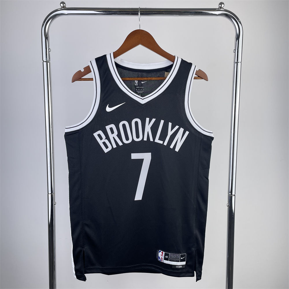 NBA Brooklyn Nets 2022/23 Black Icon Edition Swingman Jersey S-XXL