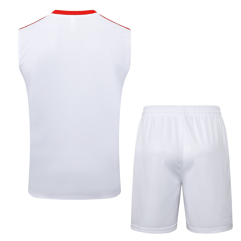 2025/26 Bayern Munich White Training Set Shirt and Shorts