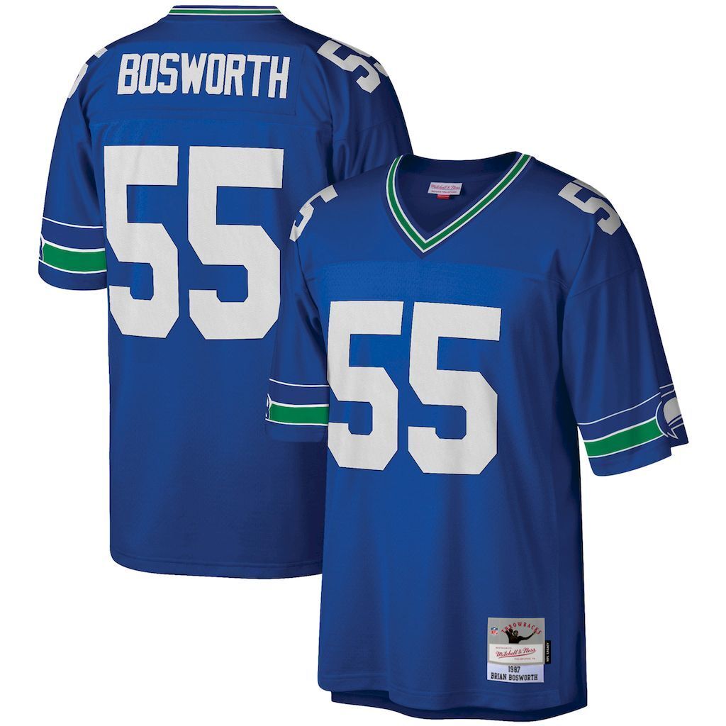 NFL Seattle seahawks Jeysey BOSWORTH #55